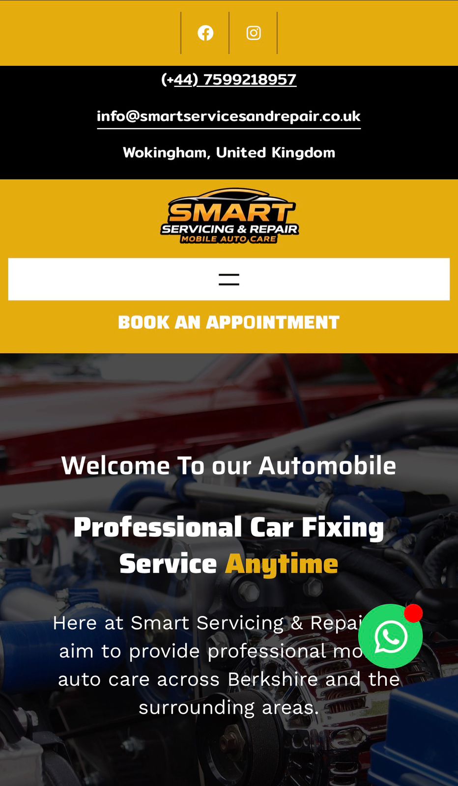 Smart Servicing & Repair mobile